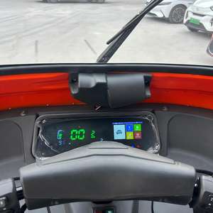 Alta qualità 60V/72V 4500W Semi-chiuso 3 ruote verde <span class=keywords><strong>Tuk</strong></span> elettrico con 4 passeggeri e 70 km/h veloce per uso turistico - Product Image 6