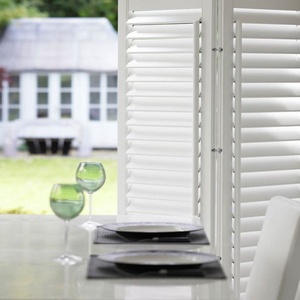 Volet de fenêtre extérieur moderne en <span class=keywords><strong>bois</strong></span> de paulownia, volet de plantation en PVC personnalisé - Product Image 5