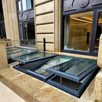Fenêtre de toit coulissante horizontale moderne en alliage d’aluminium anti-pluie toit ouvrant électrique