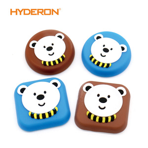 ตัวกันประตูแบบไม่ต้องเจาะ Hyderon  ติดตั้งบนพื้นด้วยถ้วยดูดพลาสติก สำหรับประตูห้องน้ำและห้องครัว - Product Image 4