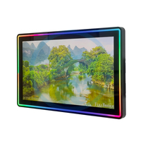 Écran tactile vertical LED de 23,8 pouces 4:3 avec cadre en aluminium capacitif, nouvelle machine d'affichage, moniteur de jeu