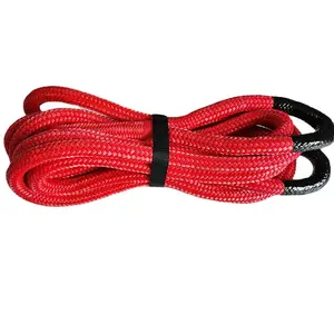 JINLI 24 Strands 25mm X 9m 15tons Nylon66 Elastic Tow Rope 4WD Recovery Rope