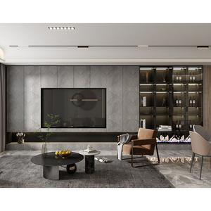 Armarios de <span class=keywords><strong>tv</strong></span> de pared clásicos personalizados para el hogar, sala de estar modernos para juegos de muebles, laca de alto brillo, <span class=keywords><strong>blanco</strong></span>, mdf, muebles de madera - Product Image 6