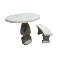 Ensemble de table et chaises d'extérieur pour jardin et cour, moules en résine de fibre de verre pour tables en béton d'extérieur à vendre
