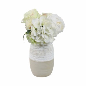 Vaso decorativo in ceramica bicolore, moderno e di design, per soggiorno, camera da letto, ufficio, decorazioni per la casa - Product Image 2