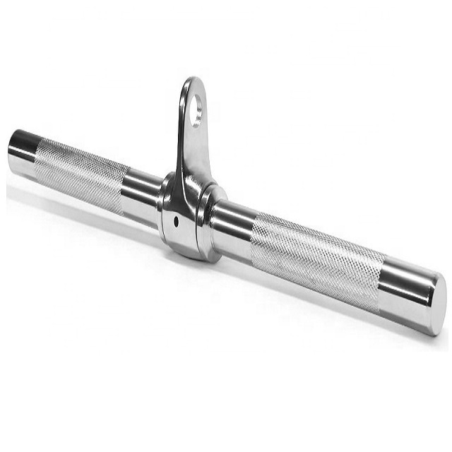 Тренировочный стальной Трицепс для тренажерного зала, индивидуальный логотип, полипропиленовый пакет, поо, для тренировок по фитнесу, универсальный тренировочный кабель 15-20 дней