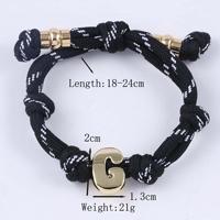 Bracelets personnalisés en corde tressée colorée avec breloques en forme de cœur et d'étoile, accessoires de bijouterie fantaisie en gros pour collections de cadeaux