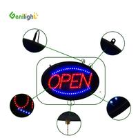 Enseigne néon LED ovale personnalisée 5mm, LED super lumineuses, animation multicolore clignotante pour entreprises, magasins, publicité et décoration