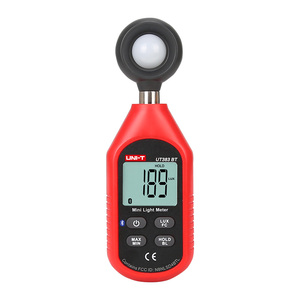 Les photomètres miniatures UNI-T UT383/UT383BT mesurent avec précision l'intensité lumineuse et affichent cette valeur sur l'écran. - Product Image 2