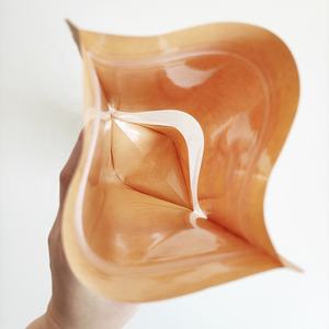 Sacs d'emballage personnalisés en papier Kraft, sachets écologiques pour noix, flocons, <span class=keywords><strong>Muesli</strong></span> Granola, céréales, avoine, 50 pièces - Product Image 6