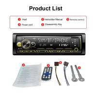 Autoradio 1 Din avec Bluetooth, FM, USB, SD, AUX, lecteur MP3 Pioneer, télécommande, amplificateur