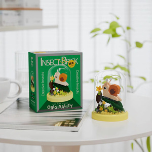 Blocs de construction d'insectes, jouet éducatif à assembler, ornement de bureau, cadeau DIY pour enfants de 7 à 14 ans - Product Image 3