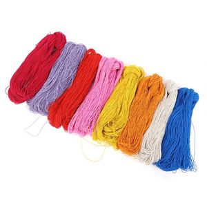 Cordon en caoutchouc rond hautement élastique de 1,2 mm, 31 couleurs, noir, blanc, coloré, bande élastique ronde, vente en gros - Product Image 3