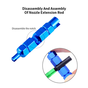 Outil de réparation multifonctionnel 3 en 1 direct usine pour vélo de route, clé à valve en aluminium pour pneus de vélo, clé à noyau de valve AV/FV - Product Image 6