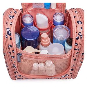 Sac de toilette de voyage grande capacité personnalisé BSCI, rose, pour femmes, autres sacs cosmétiques, sac de maquillage, sac cosmétique à étiquette privée - Product Image 3