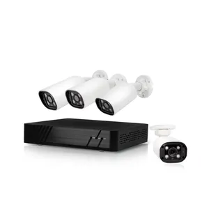 PoE Nvr Kit PoE Nvr Set di telecamere a 8 canali Kit 5Mp Security Face Detection CCTV Multi Camera System con Nvr Storage IP68