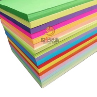 Papier bristol coloré cadeau personnalisé papier d'emballage de pâte de bois