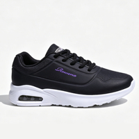 Chaussures de course sportives unisexes légères et respirantes à empeigne en maille, amortissantes et résistantes aux chocs, confortables à lacets pour la marche OEM/ODM