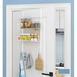 Porta appendiabiti multifunzione in <span class=keywords><strong>ferro</strong></span> <span class=keywords><strong>battuto</strong></span> con chiusura a porta per uso domestico - Product Image 2