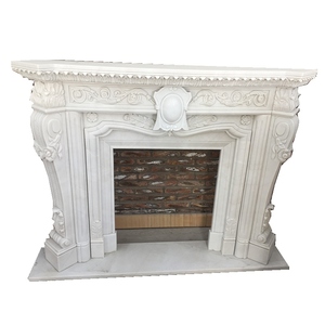 Cheminée en marbre sculpté <span class=keywords><strong>à</strong></span> la main, décoration d'intérieur en <span class=keywords><strong>pierre</strong></span> <span class=keywords><strong>naturelle</strong></span> - Product Image 1