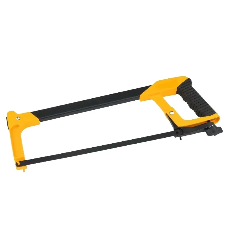 12 "Vierkante Buisvormige Ijzerzaag Frame Met Aluminium Handvat Dubbele Soft Grip