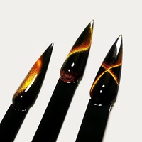 Poudre magnétique caméléon rouge orangé, pigment magnétique puissant pour vernis à ongles