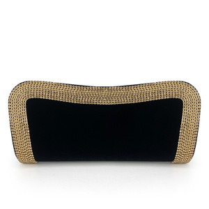 Elegante Bolso de Terciopelo con Diamantes de Lujo para Mujer, Bolso de Mano para Boda, Fiesta, Bolso de Noche - Product Image 1