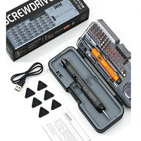 Petit jeu de tournevis électrique de précision rechargeable portable adapté aux mini embouts, réparation de téléphones portables, d'ordinateurs