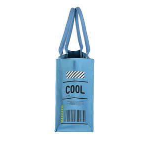 12oz Blue Structured Canvas Tote <b>Bag</b> – High Quality Heavy Duty with Custom Color & Logo, Factory Direct Wholesale Price for Bulk - Product Image 3