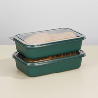 Op maat gemaakte wegwerp clamshell plastic bakjes voor koekjes, gebak en desserts, geschikt voor bakkerijproducten.
