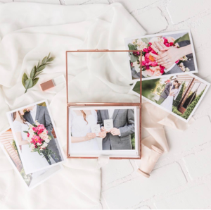 OEM 4x6 सबूत 16gb 32GB 64GB 3.0 <span class=keywords><strong>Cristal</strong></span> यूएसबी फ्लैश ड्राइव गुलाब सोने फोटोग्राफी फोटो गिलास बॉक्स सेट गहने कंटेनर - Product Image 5