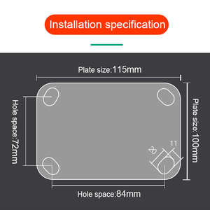 Tisch Stahl Gusseisen Räder Hitze beständige Lenk rollen Rollen Großhandel Mittlere und schwere Last <span class=keywords><strong>Vintage</strong></span> Rollen - Product Image 4