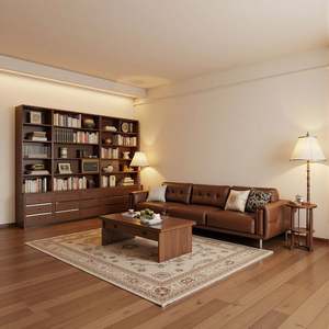 Customized Home Furniture <b>Antique</b>-Style <b>Bookshelf</b> Coffee Table Kitchen Cabinet Handcrafted Wooden Pieces for Living Room Design - Product Image 4