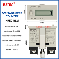 Compteur électronique à affichage numérique série H7EC avec compteur de poinçons à mémoire de panne de courant
