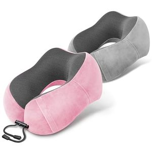 New Portable Plane Accessories Traveling Pillows for Airplanes 100% Pure <b>Memory</b> <b>Foam</b> Travel Neck Pillow - Product Image 1