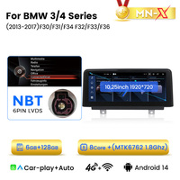Mekede MNX 8core Android Terbaru 4+64GB Stereo Mobil untuk BMW Seri 3 4 2013-2017 F30 NBT Video Autoradio GPS Navigasi Stereo