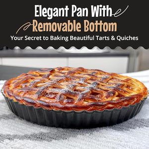 Xinze thân thiện với môi trường không dính Tart quiche Flan Pan Khuôn nướng bánh bánh pizza khuôn bánh với đáy có thể tháo rời nhà bếp - Product Image 5