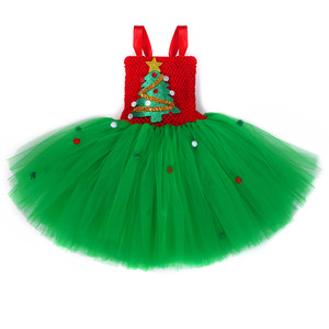 Luces Led Disfraces <span class=keywords><strong>de</strong></span> Navidad para niñas Twinkle Xmas Tree <span class=keywords><strong>Tutu</strong></span> Dress Niños Holiday Carnival Outfit Niños Ropa <span class=keywords><strong>de</strong></span> Año Nuevo Regalo - Product Image 4