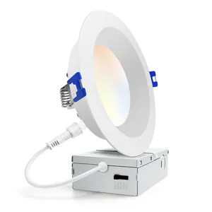 北欧风格铝IP44圆形发光二极管筒灯9.5w防眩光355度陀螺照明COB发光二极管灯