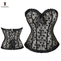 Corset Bustier en dentelle sans bretelles pour femme, Lingerie, Lingerie, abricot, Body Shaper, superposition, Corset
