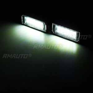 2 ampoules universelles 12V 18 LED pour éclairage de plaque d'immatriculation de voiture VW GOLF 4 5 6 7 6R Passat B6 Lupo Scirocco Polo - Product Image 2