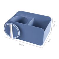 Support mural multifonctionnel en plastique pour ventilateur de salle de bain et étagères à cheveux, prix abordable Masthome