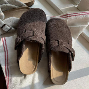 Nuevas Sandalias de Plataforma Unisex para Otoño 2025, Antideslizantes, Transpirables, con Parte Superior de Fieltro Suave, Zuecos Casuales para Mujer - Product Image 6