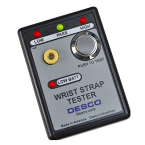 เครื่องทดสอบสายรัดข้อมือ Desco 19240 ใช้แบตเตอรี่ ตรวจสอบการต่อสายดิน ESD ตามต้องการ - Product Image 2