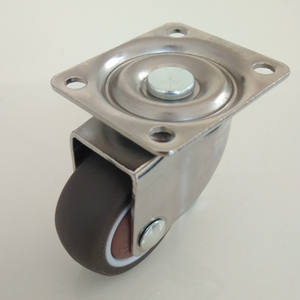 CMCL Lenkrolle mit Einzellager 1 1,25 1,5 2 Zoll TPR Leichte Möbelrollen - Product Image 2