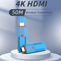 Kit d'extension sans fil 4K compatible avec autres marques : Émetteur-récepteur vidéo, Dongle TV Stick, Adaptateur pour PC, Caméra, Ordinateur portable, Moniteur