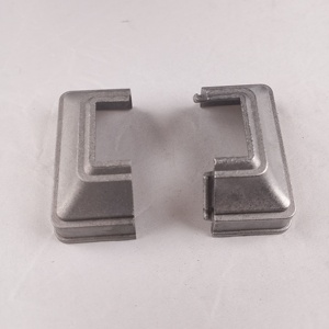 25x25 de aluminio de calidad valla baranda de la cubierta de la Base placa Base cubierta 2-pc fit - Product Image 6