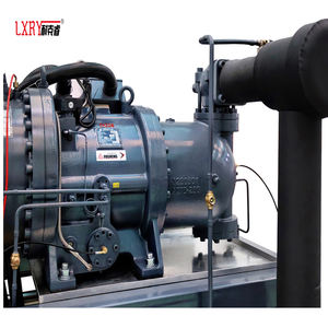 Unités de condensation refroidies à l'eau de haute précision Refroidisseur à vis Unité de compresseur frigorifique pour la congélation de poisson congelé de <span class=keywords><strong>boucherie</strong></span> - Product Image 4