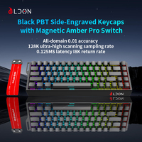 LDON 68 Keys Magnetic Switch Keyboard 8000Hz Wired USB RGB PBT Keycaps for PC Gaming New Aluminum Alloy Mechanical for Desktop