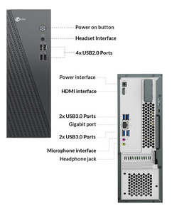 คอมพิวเตอร์ตั้งโต๊ะ <span class=keywords><strong>Lenovo</strong></span> Lecoo 310 ราคาคุ้มค่า พร้อม AMD <span class=keywords><strong>Ryzen</strong></span> <span class=keywords><strong>5</strong></span> 3500U แรม 8GB/16GB SSD 256GB/512GB - Product Image 5